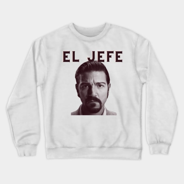 Felix "El Jefe" from Narcos Mexico Crewneck Sweatshirt by TexasRancher